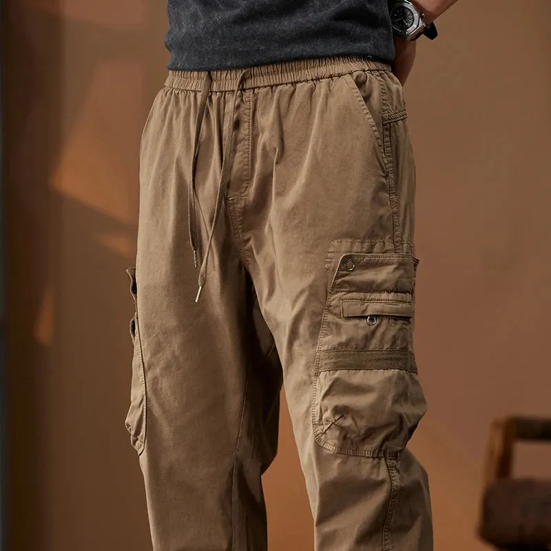 Mens Harem Pants Loose Casual Joggers Sweatpants Men Cargo Pants Multi