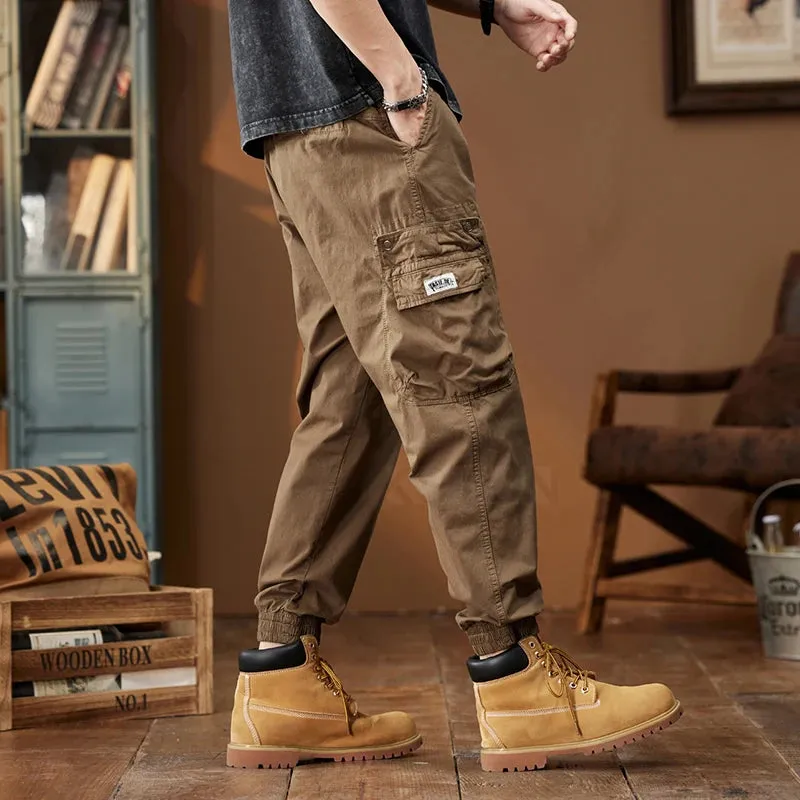 Mens Harem Pants Loose Casual Joggers Sweatpants Men Cargo Pants Multi