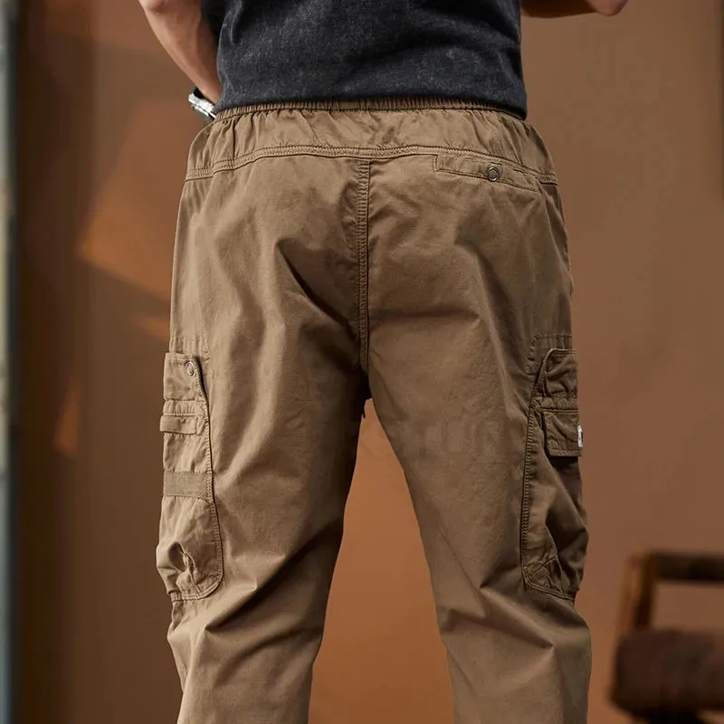 Mens Harem Pants Loose Casual Joggers Sweatpants Men Cargo Pants Multi