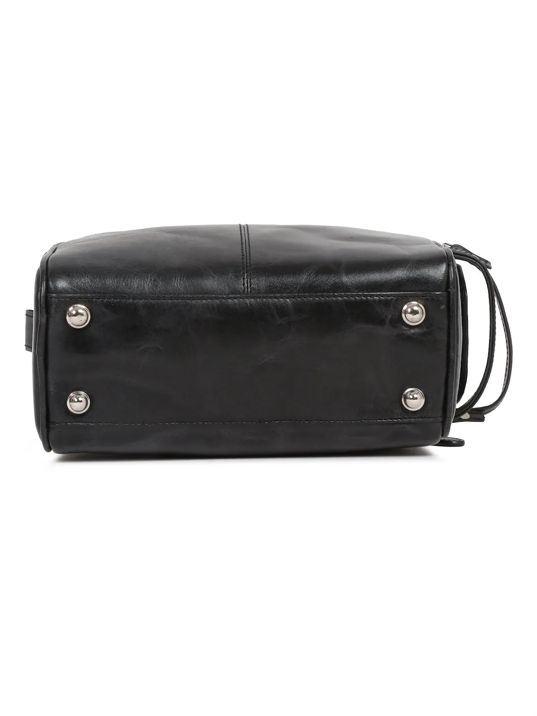 Men's Italian Leather Toiletry Kit Travel Organizer Pouch with Multiple Compartments
