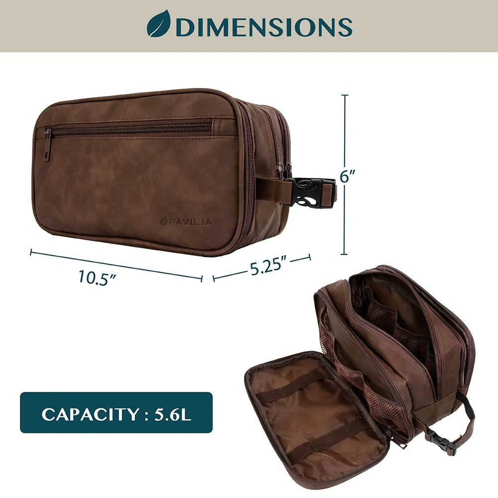 Men's Modern Dopp Kit Toiletry Bag