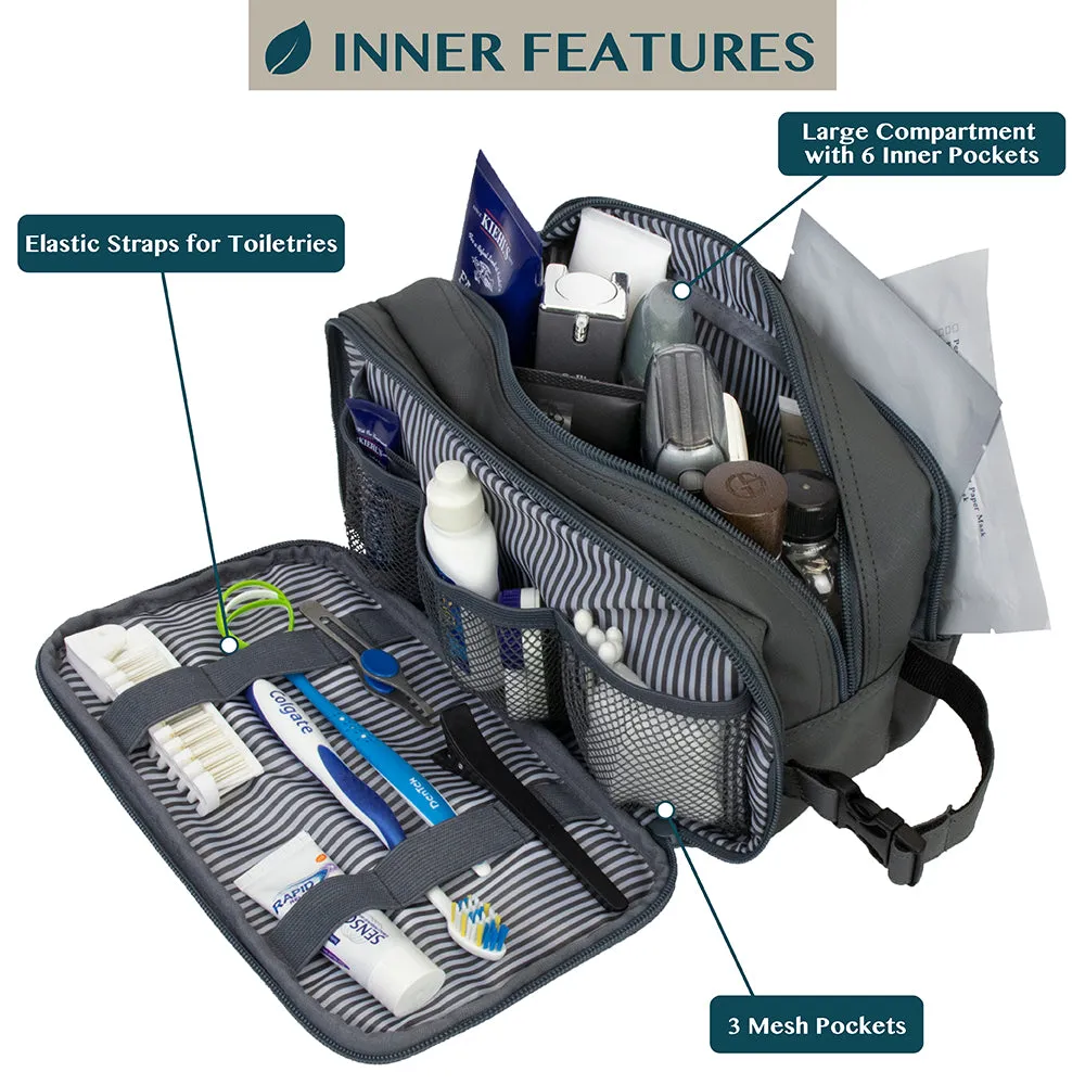 Men's Modern Dopp Kit Toiletry Bag