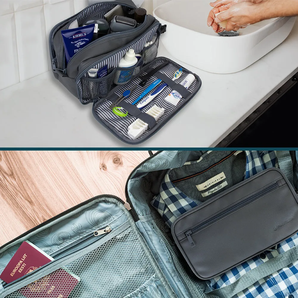 Men's Modern Dopp Kit Toiletry Bag