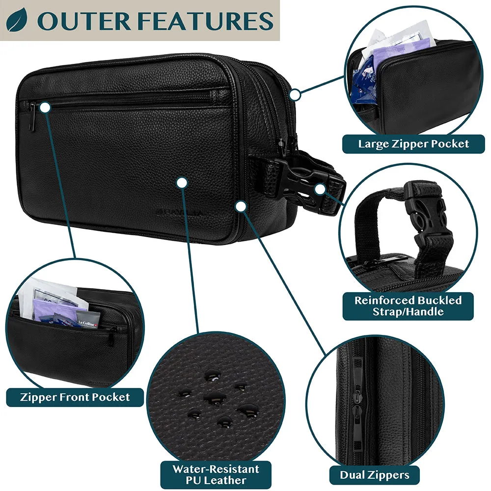 Men's Modern Dopp Kit Toiletry Bag