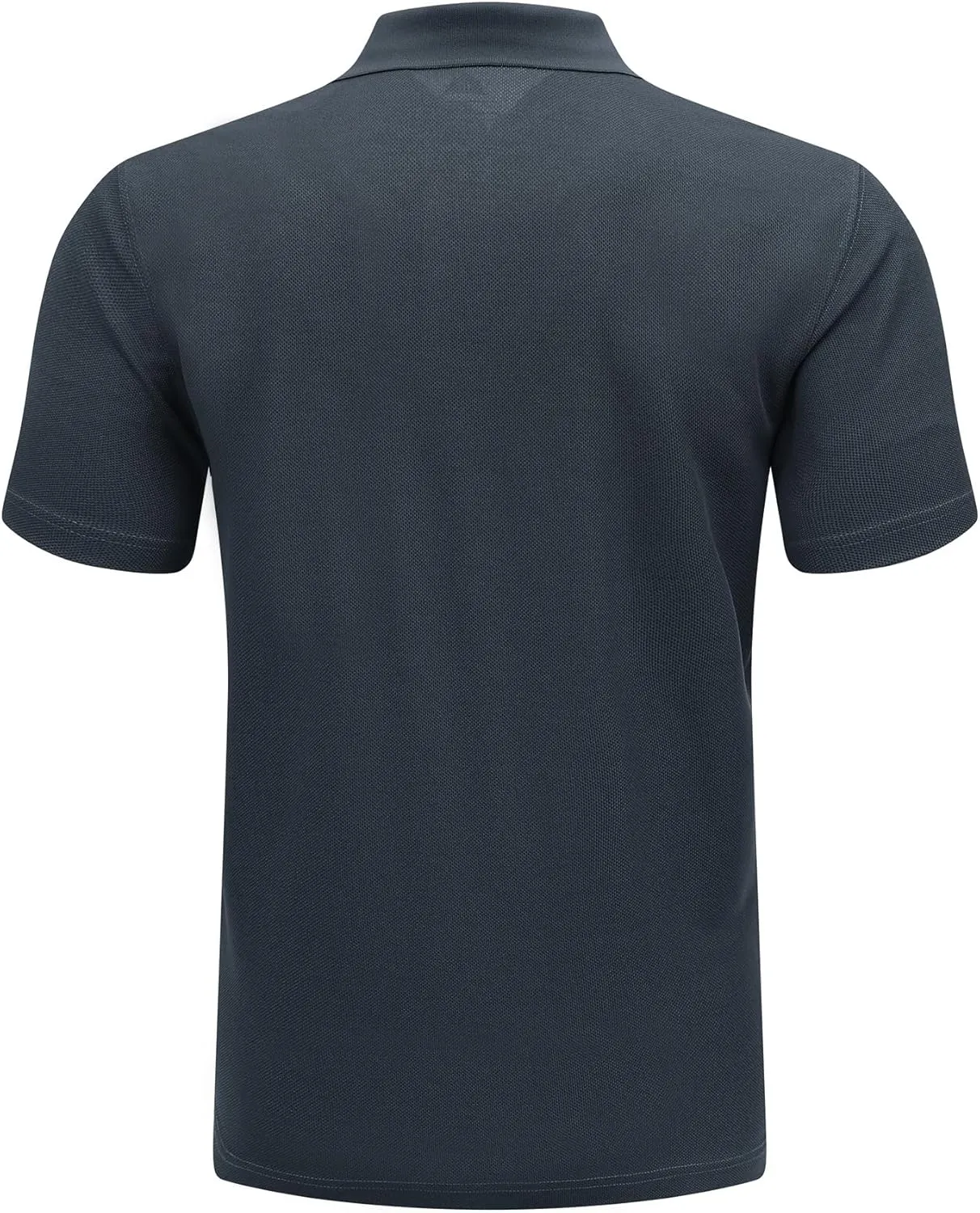 Men's Short Sleeve Polo Shirt Quick-Dry Performance Tactical Golf Shirts Regular-fit Jersey Tennis Shirt