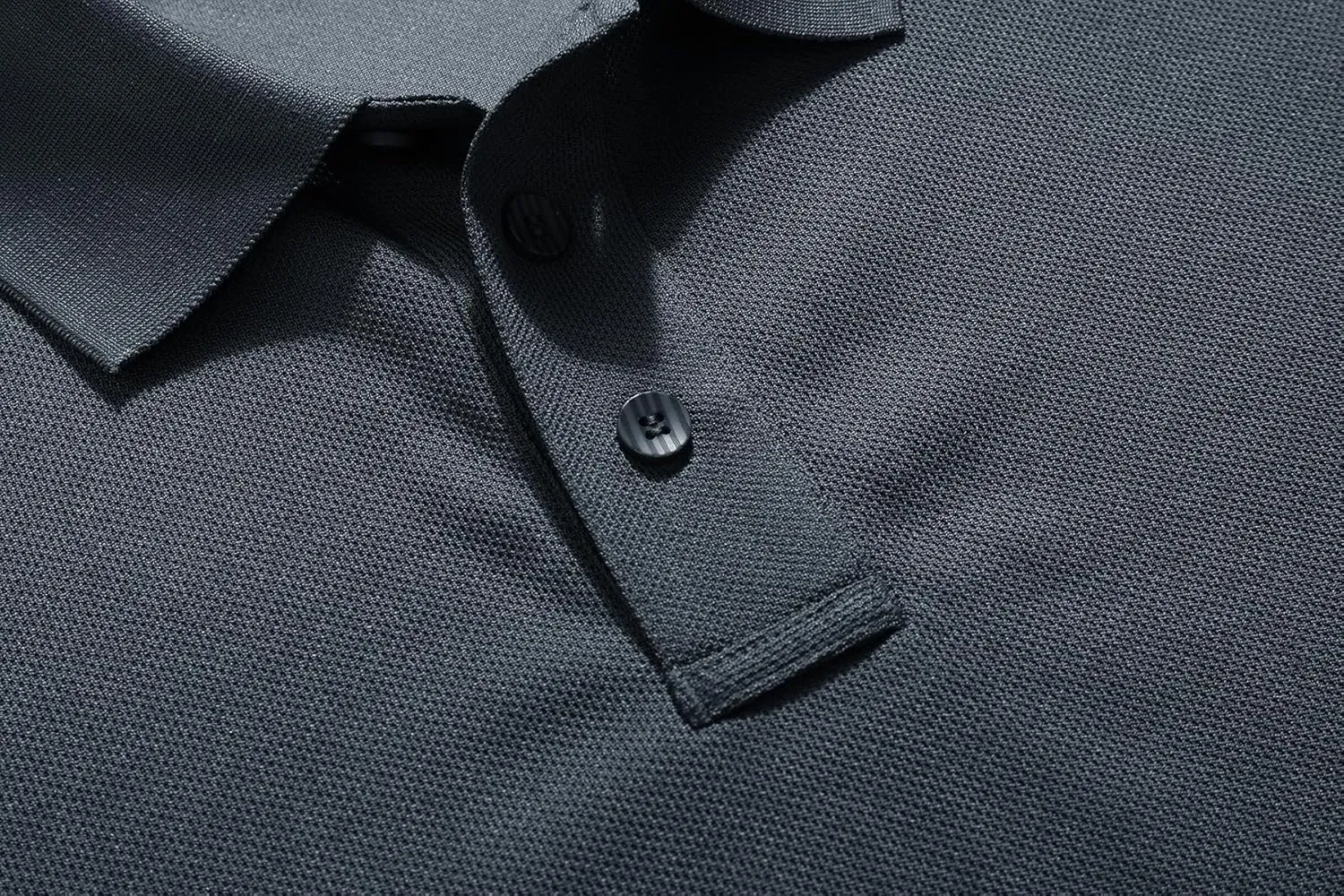 Men's Short Sleeve Polo Shirt Quick-Dry Performance Tactical Golf Shirts Regular-fit Jersey Tennis Shirt