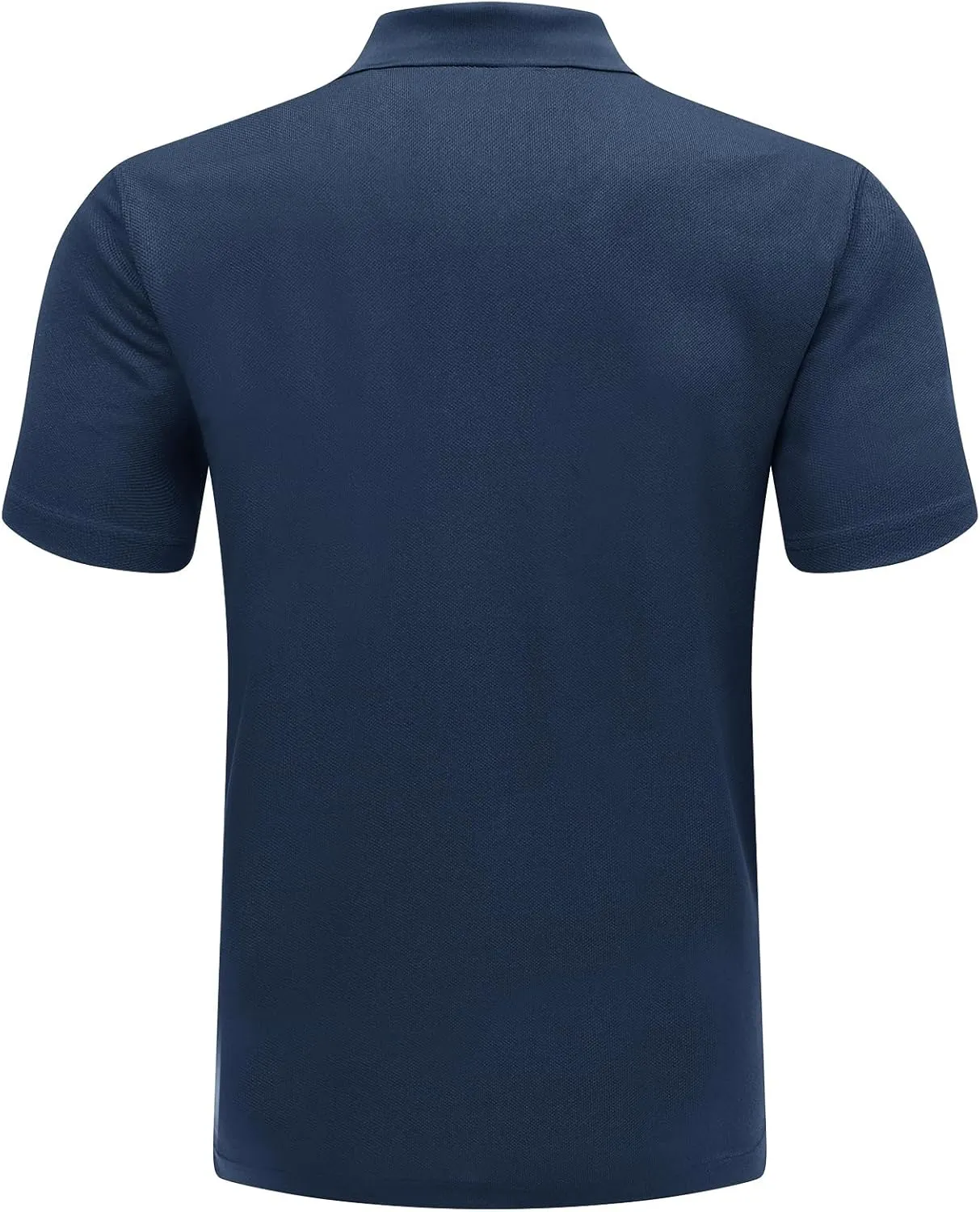 Men's Short Sleeve Polo Shirt Quick-Dry Performance Tactical Golf Shirts Regular-fit Jersey Tennis Shirt