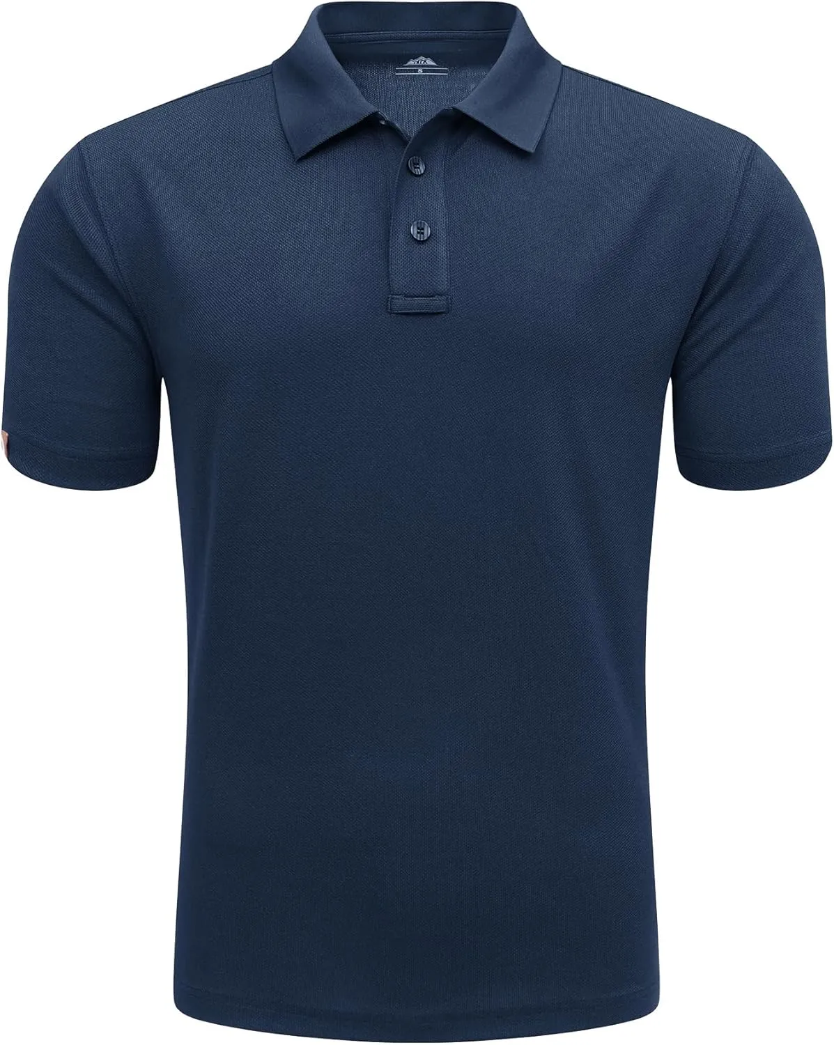 Men's Short Sleeve Polo Shirt Quick-Dry Performance Tactical Golf Shirts Regular-fit Jersey Tennis Shirt