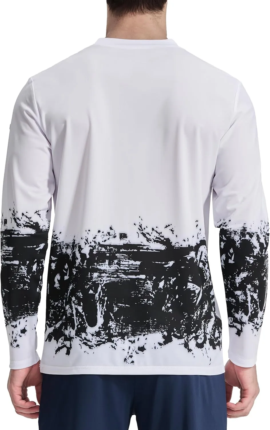 Men's Sun Protection Long Sleeve Swim Shirts Quick Dry Rash Guard Lightweight UPF 50  Fishing Hiking Beach UV Shirt