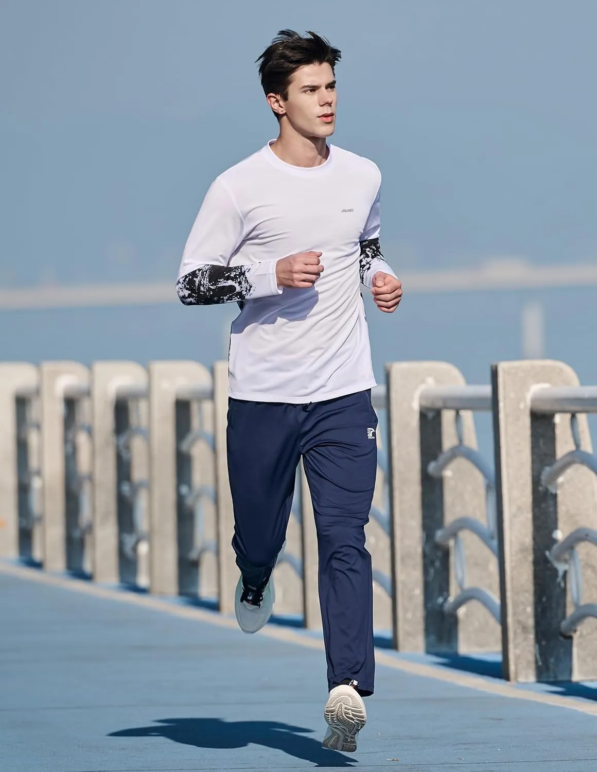 Men's Sun Protection Long Sleeve Swim Shirts Quick Dry Rash Guard Lightweight UPF 50  Fishing Hiking Beach UV Shirt