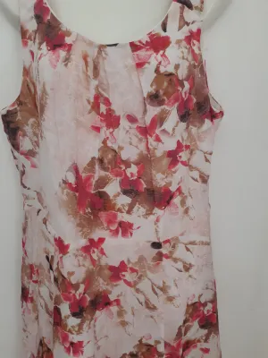 Merien Hall midi floral dress.  Like new.