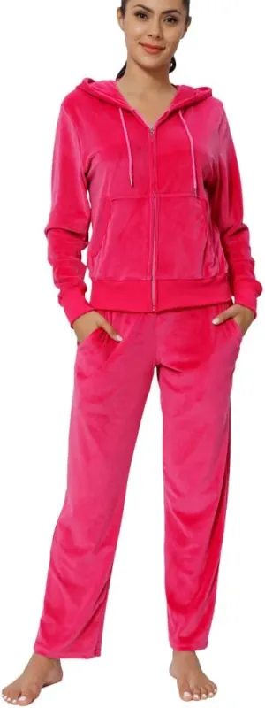 MINANUO Tracksuit 2 Pieces Joggers Outfits for Women Jogging Sweatsuits Set