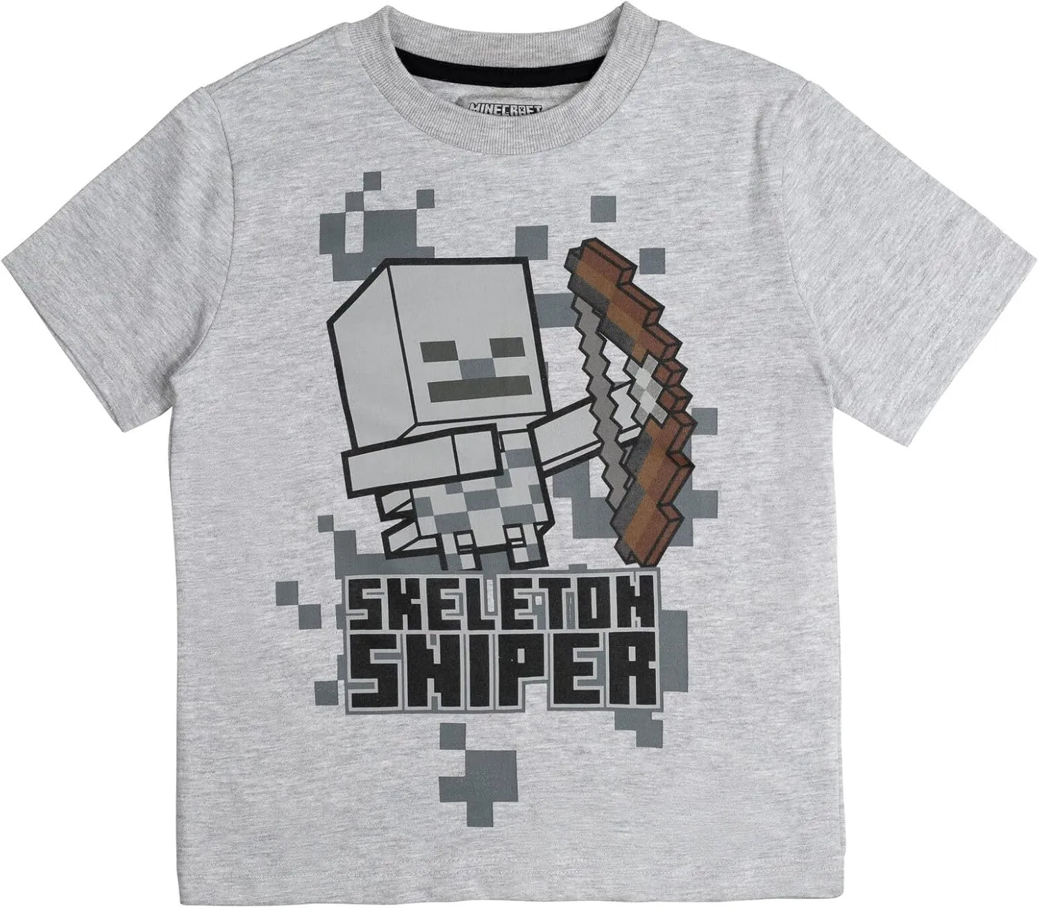 Minecraft Mobs Skeleton Enderman 3 Pack T-Shirts Little Kid to Big Kid