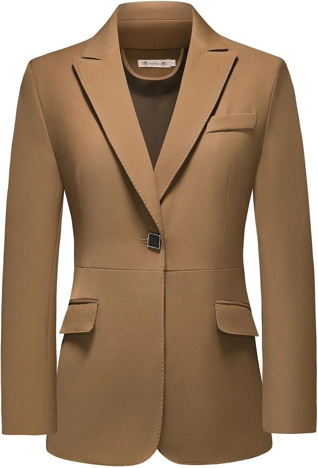 MODFUL Pant Suits for Women Business Suit Set 2 Piece Slim Fit Blazer Jacket One Button Formal Suit