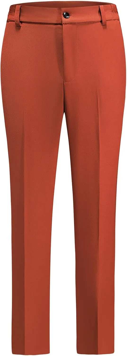 MODFUL Pant Suits for Women Business Suit Set 2 Piece Slim Fit Blazer Jacket One Button Formal Suit