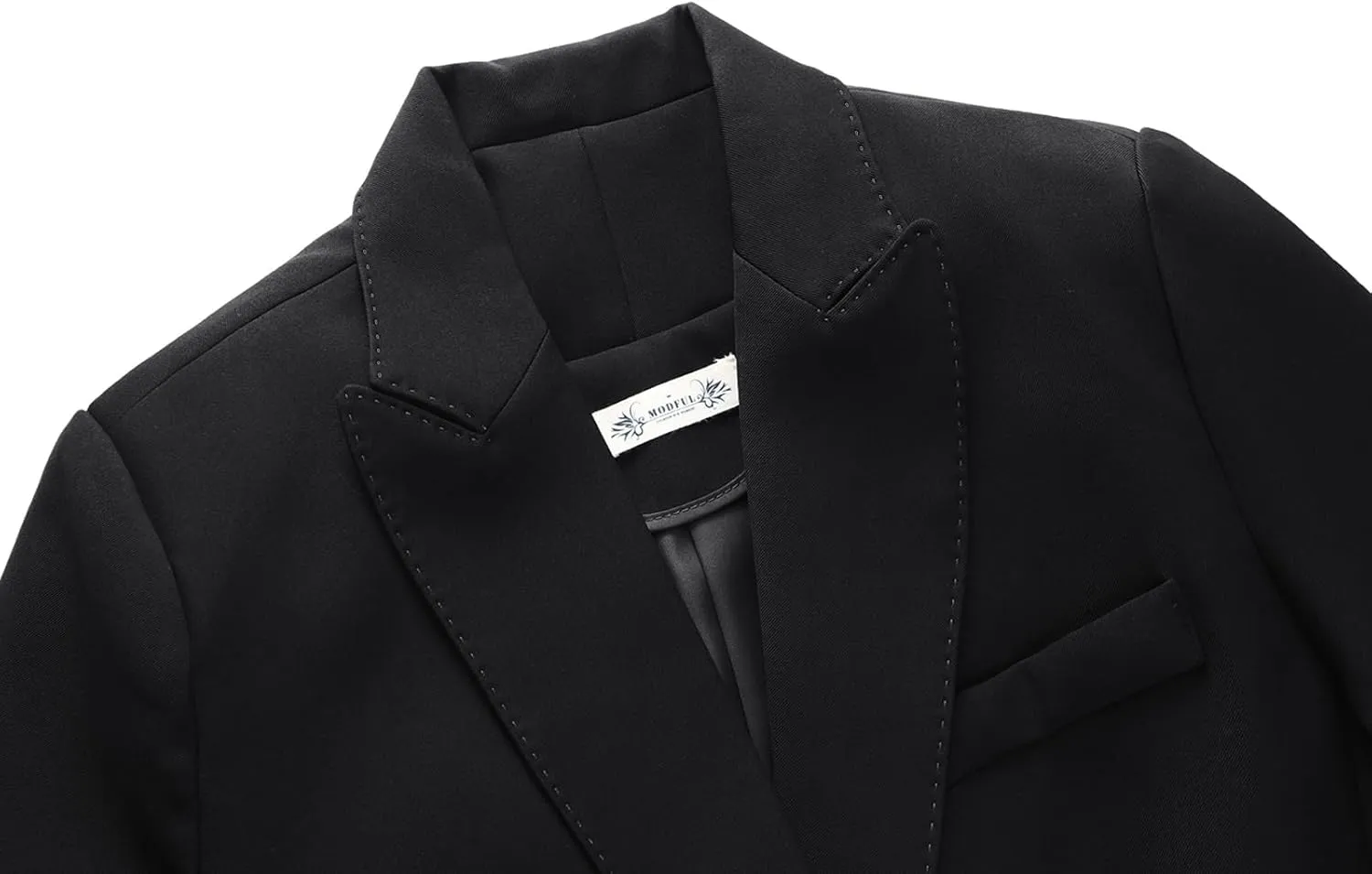 MODFUL Pant Suits for Women Business Suit Set 2 Piece Slim Fit Blazer Jacket One Button Formal Suit