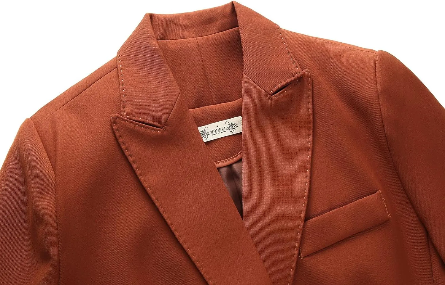 MODFUL Pant Suits for Women Business Suit Set 2 Piece Slim Fit Blazer Jacket One Button Formal Suit