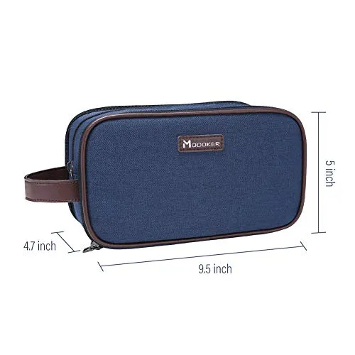 Modoker Bag Easy Organization Travel Toiletry Bag for Men or Women(BLUE)