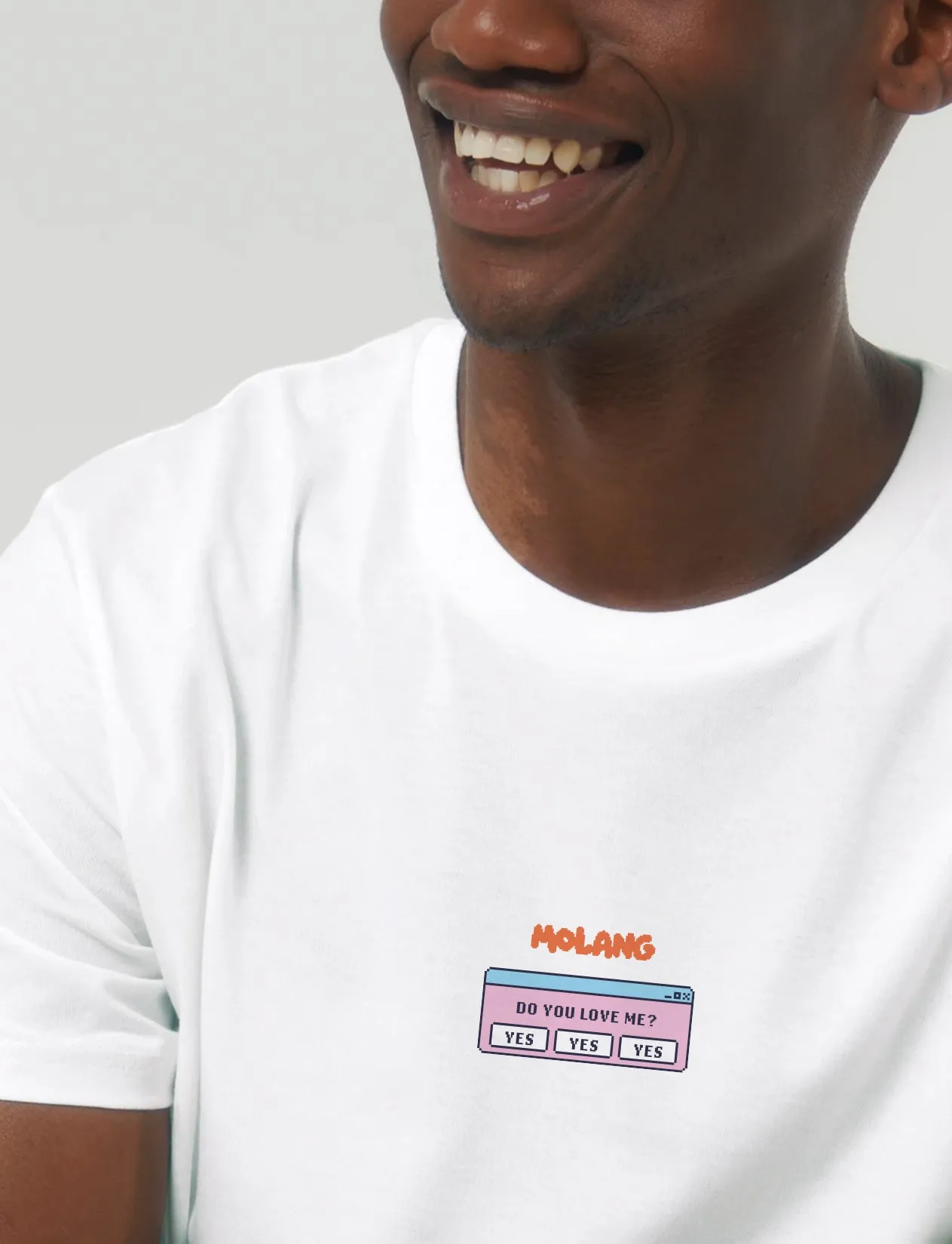 Molang Pixel Art T-shirt – Love Me