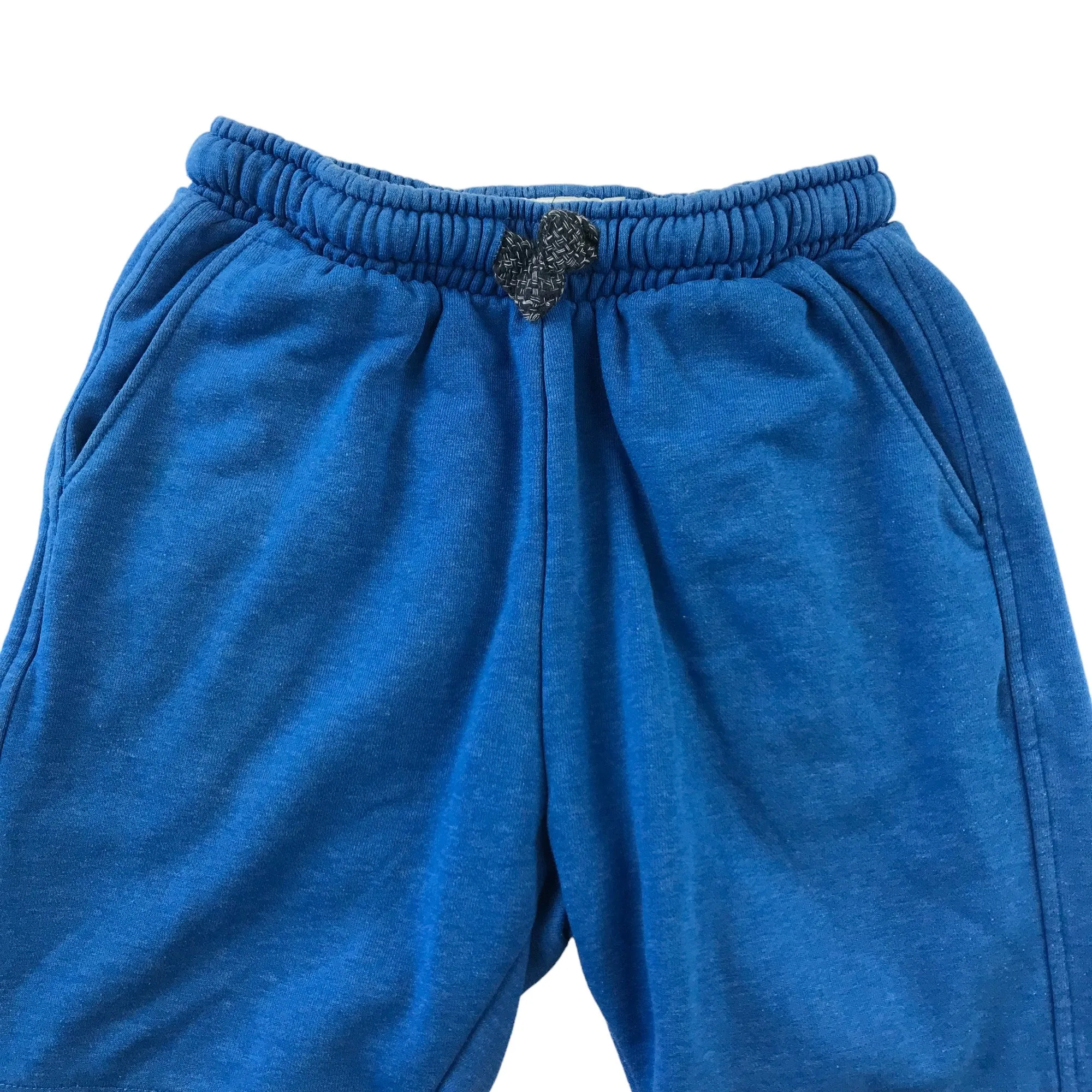 Next Shorts Age 7 Blue Jersey Relaxed Fit