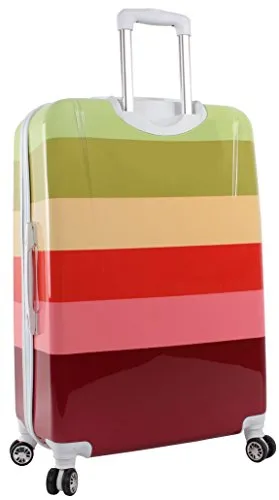 Nicole Miller Rainbow 28" Hard-Sided Luggage Spinner (Olive)