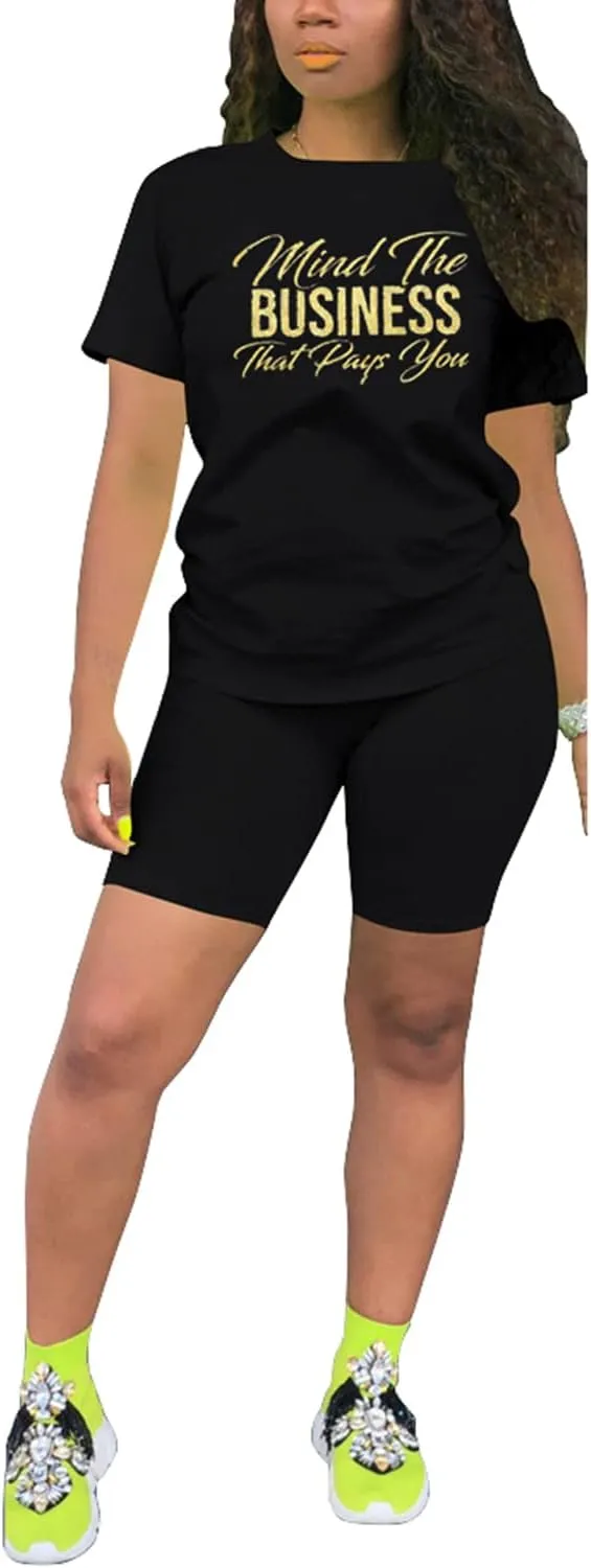 Nimsruc Two Piece Outfits For Women Summer Sweatsuits