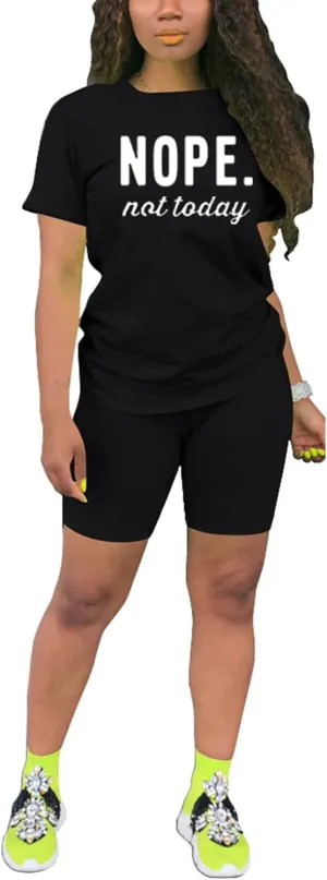 Nimsruc Two Piece Outfits For Women Summer Sweatsuits