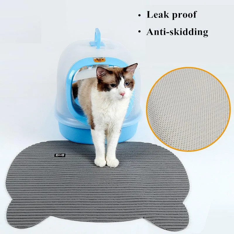 Non Slip Large Cat's Litter Mat