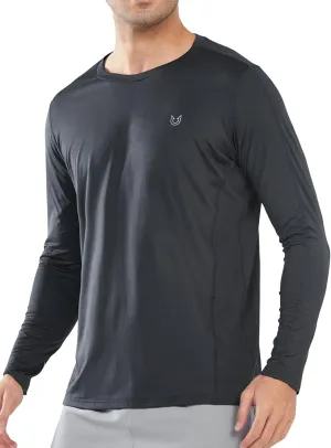 NORTHYARD Men's Sun Protection UPF 50  Shirts UV Rash Guard Long Sleeve Swim Fishing Running Shirt Workout Athletic Hiking