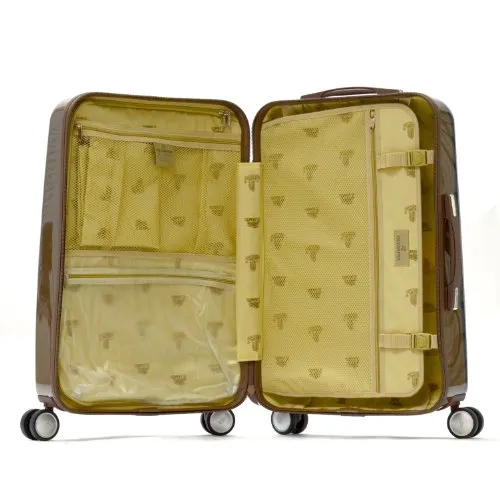 Olympia Luggage King Sejong Art Series 25 Inch Mid-size Rolling Case, Khaki, One Size