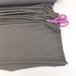 Organic Jersey Solids - GOTS Cotton Knit - Pewter Grey