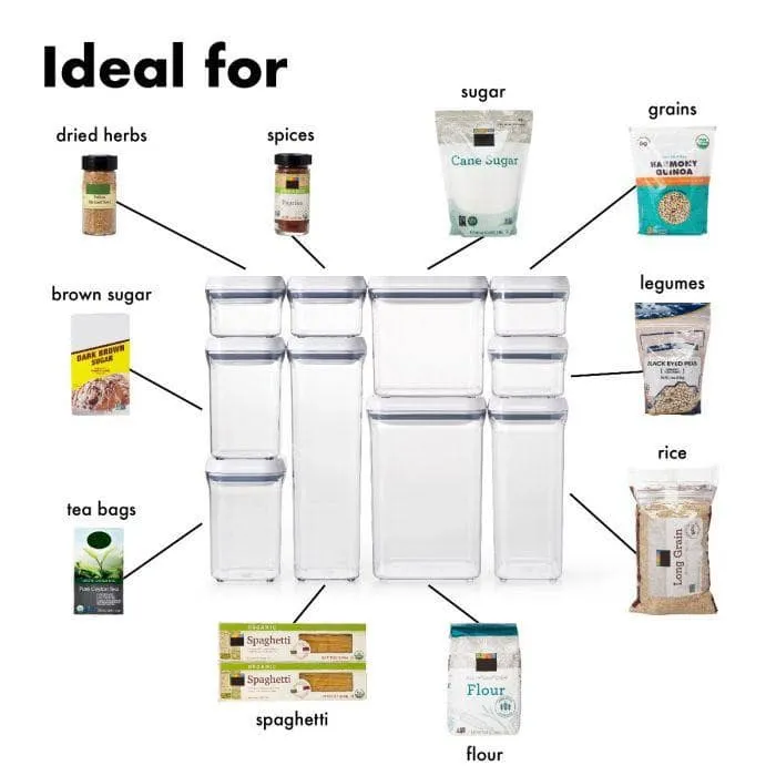 OXO 10 Piece Pop Container Set
