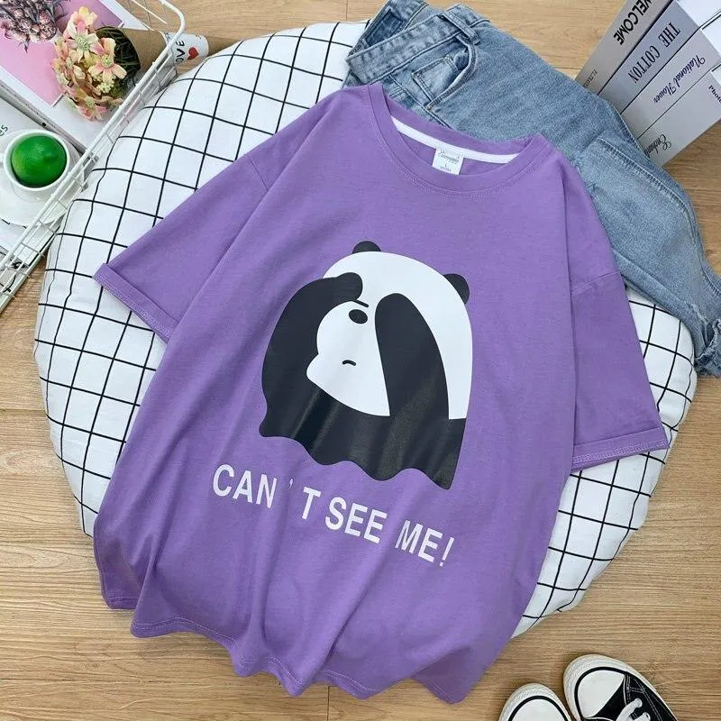 Panda T Shirt Print