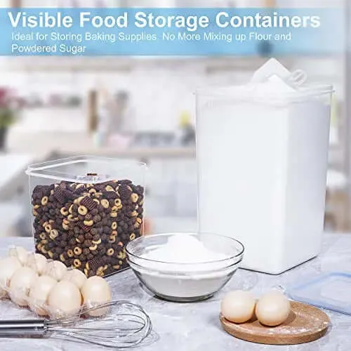 PantryStar Food Storage Containers with Lids, 10-PC Set, BPA Free