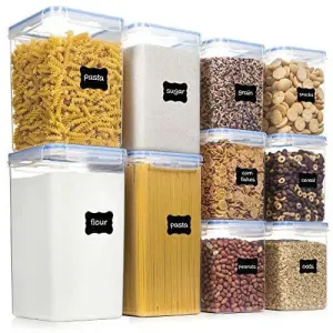PantryStar Food Storage Containers with Lids, 10-PC Set, BPA Free
