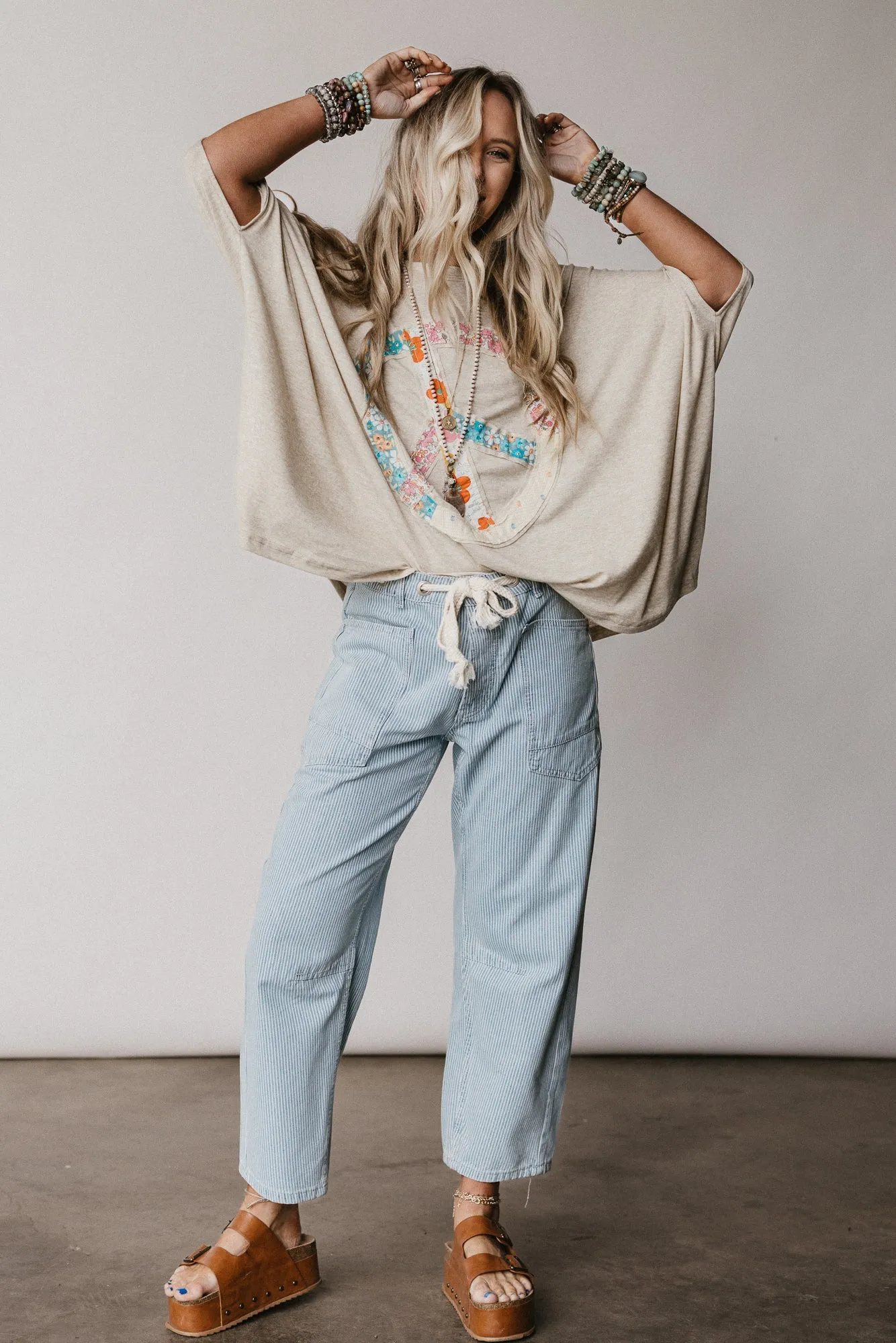 Peaceful Layers Tunic - Oatmeal