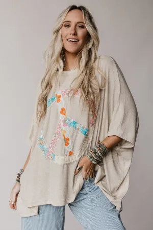 Peaceful Layers Tunic - Oatmeal
