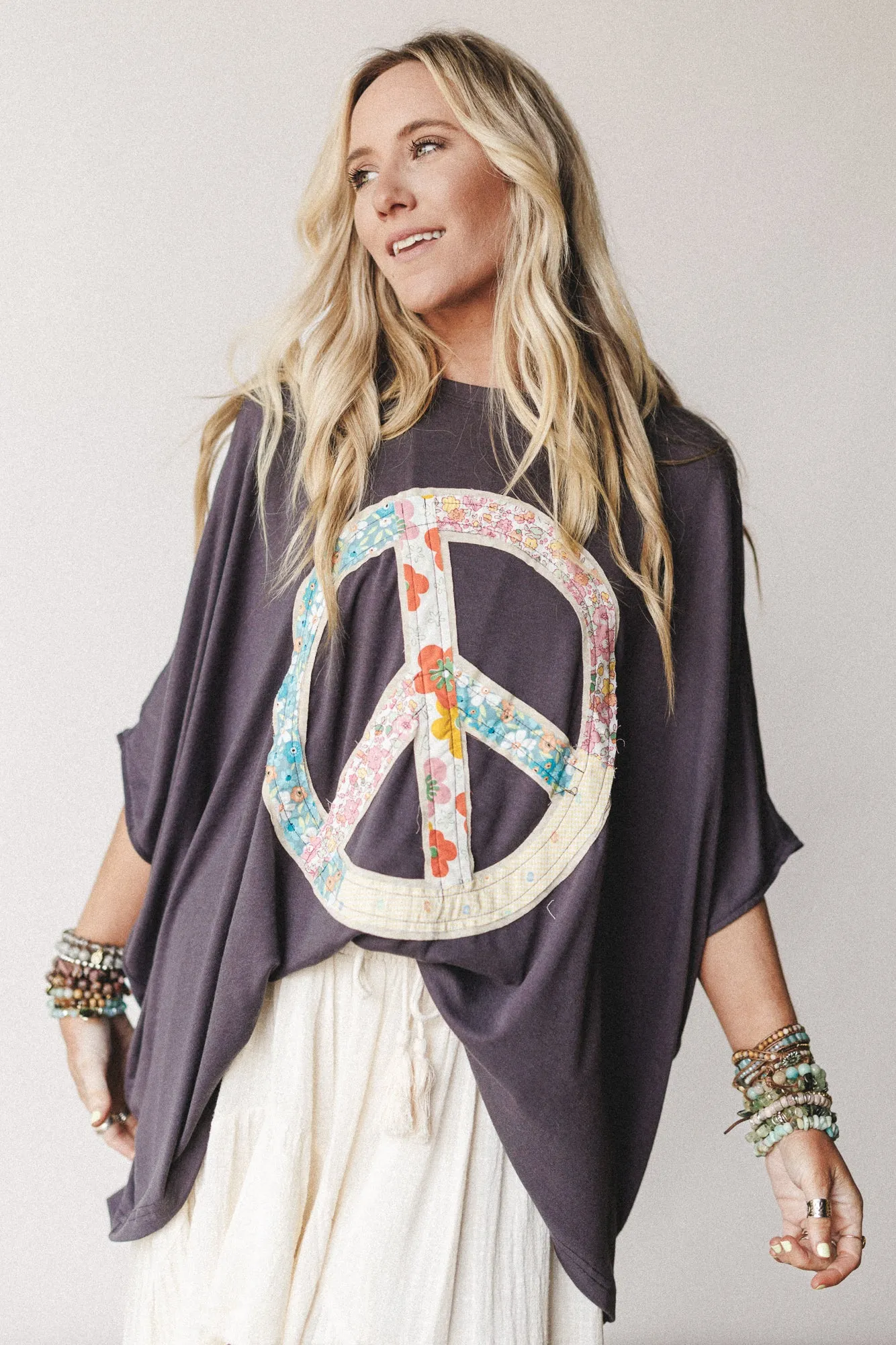 Peaceful Layers Tunic - Smoke