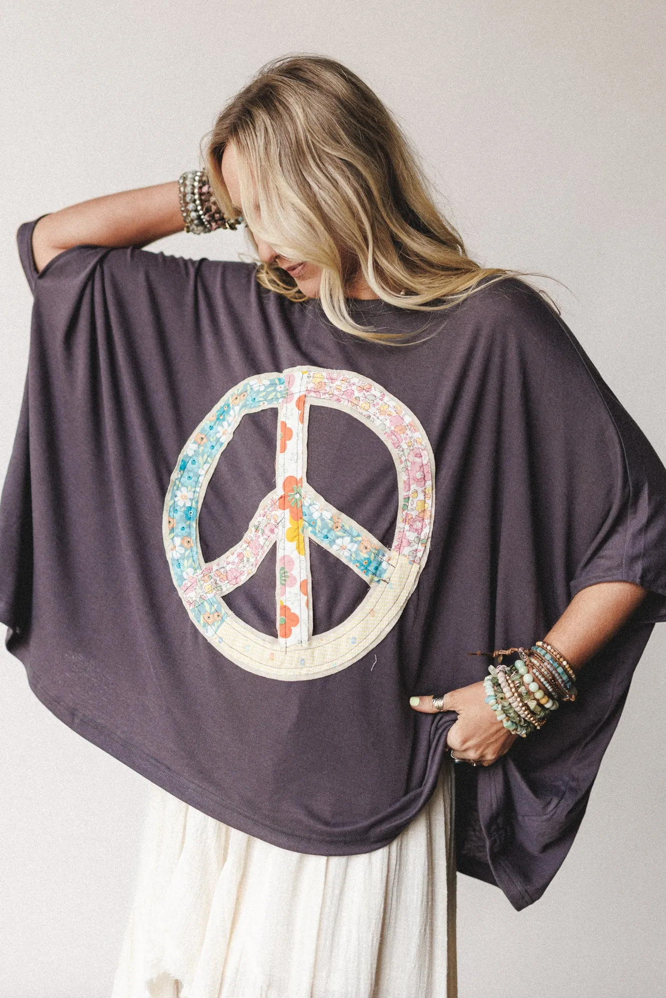 Peaceful Layers Tunic - Smoke