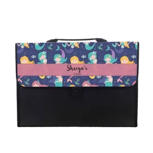 Personalised Folder - Mermaid Pattern