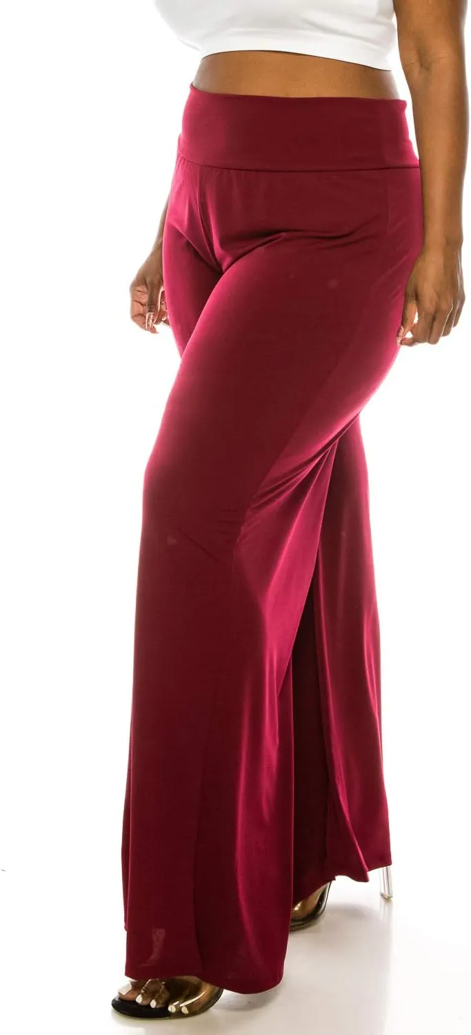 Plus Size Palazzo Wide Leg Casual Simple Everyday wear Pants