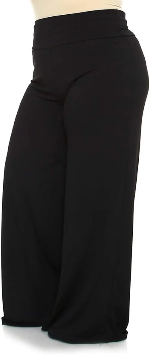 Plus Size Palazzo Wide Leg Casual Simple Everyday wear Pants