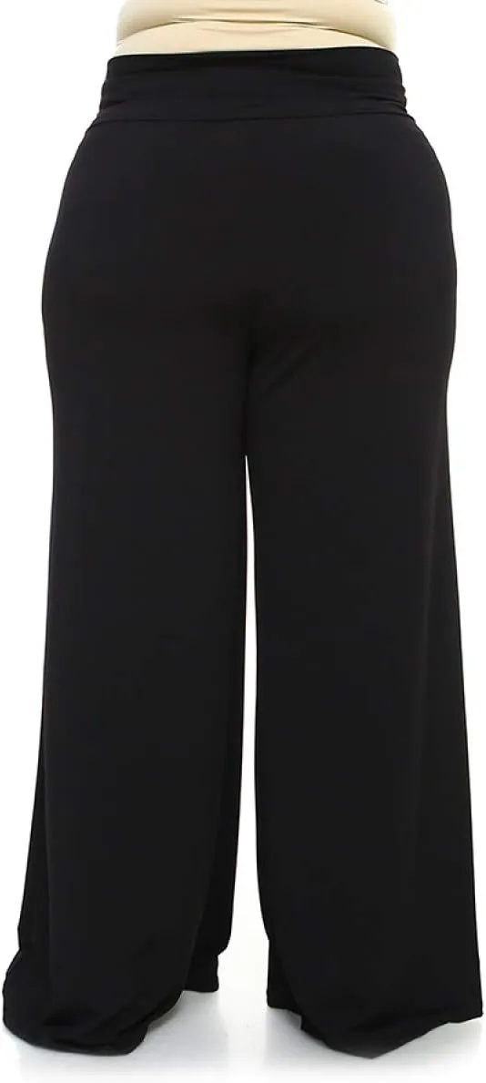 Plus Size Palazzo Wide Leg Casual Simple Everyday wear Pants