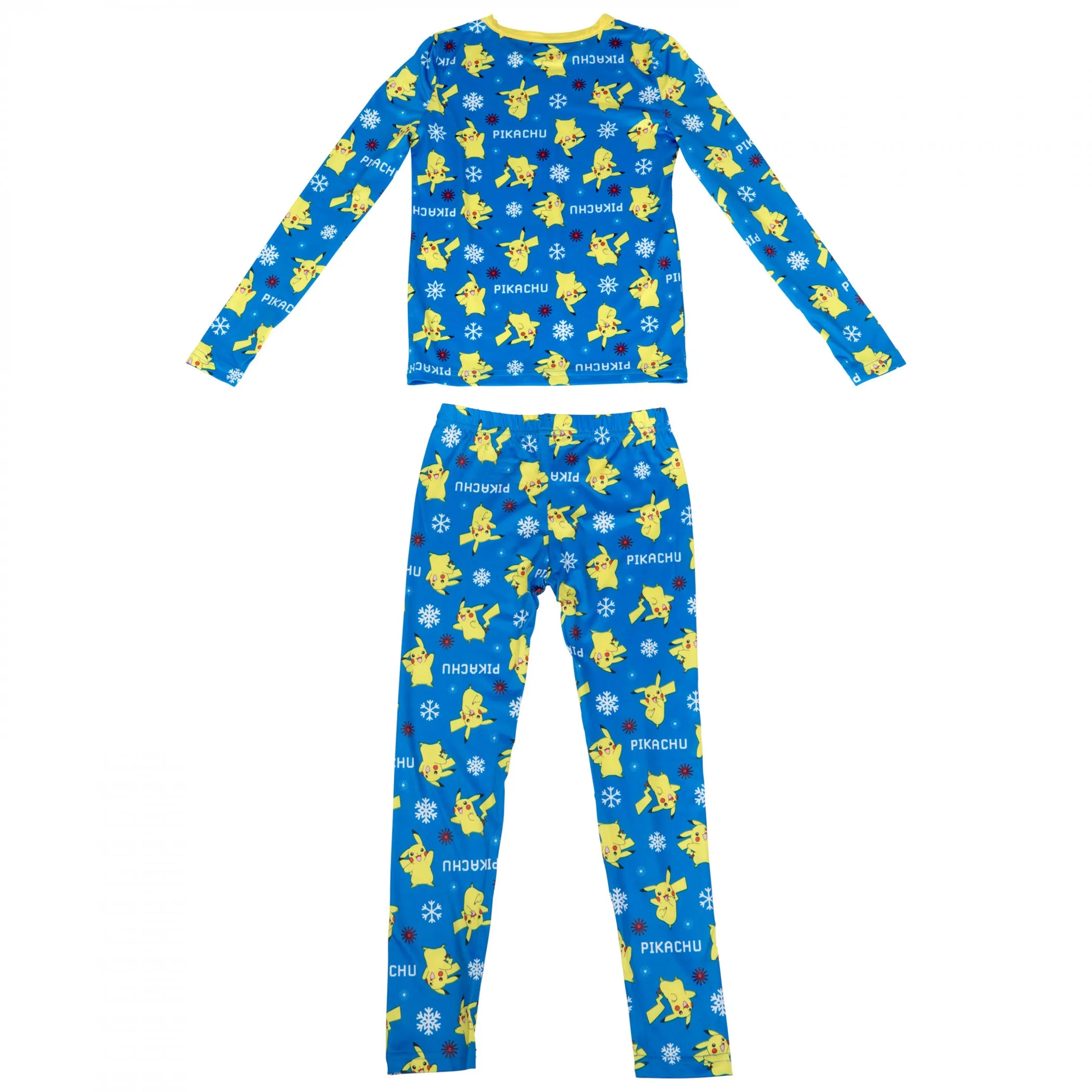 Pokemon Pikachu Expressions All Over Print Boys 2-Piece Pajama Set
