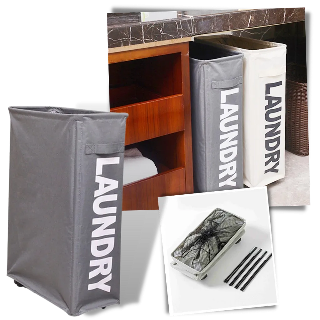 Portable Laundry Basket with Wheels