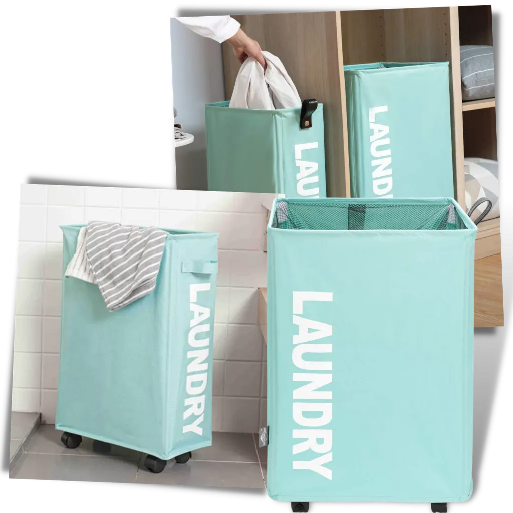 Portable Laundry Basket with Wheels