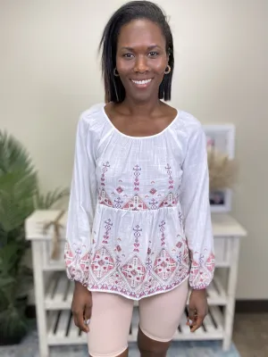 Precious Gem Long Sleeve Top *Final Sale* * Final Sale*