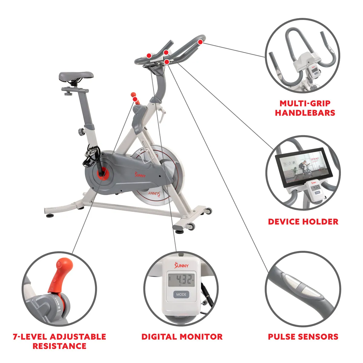 Pro Lite Indoor Cycling Bike Belt Drive