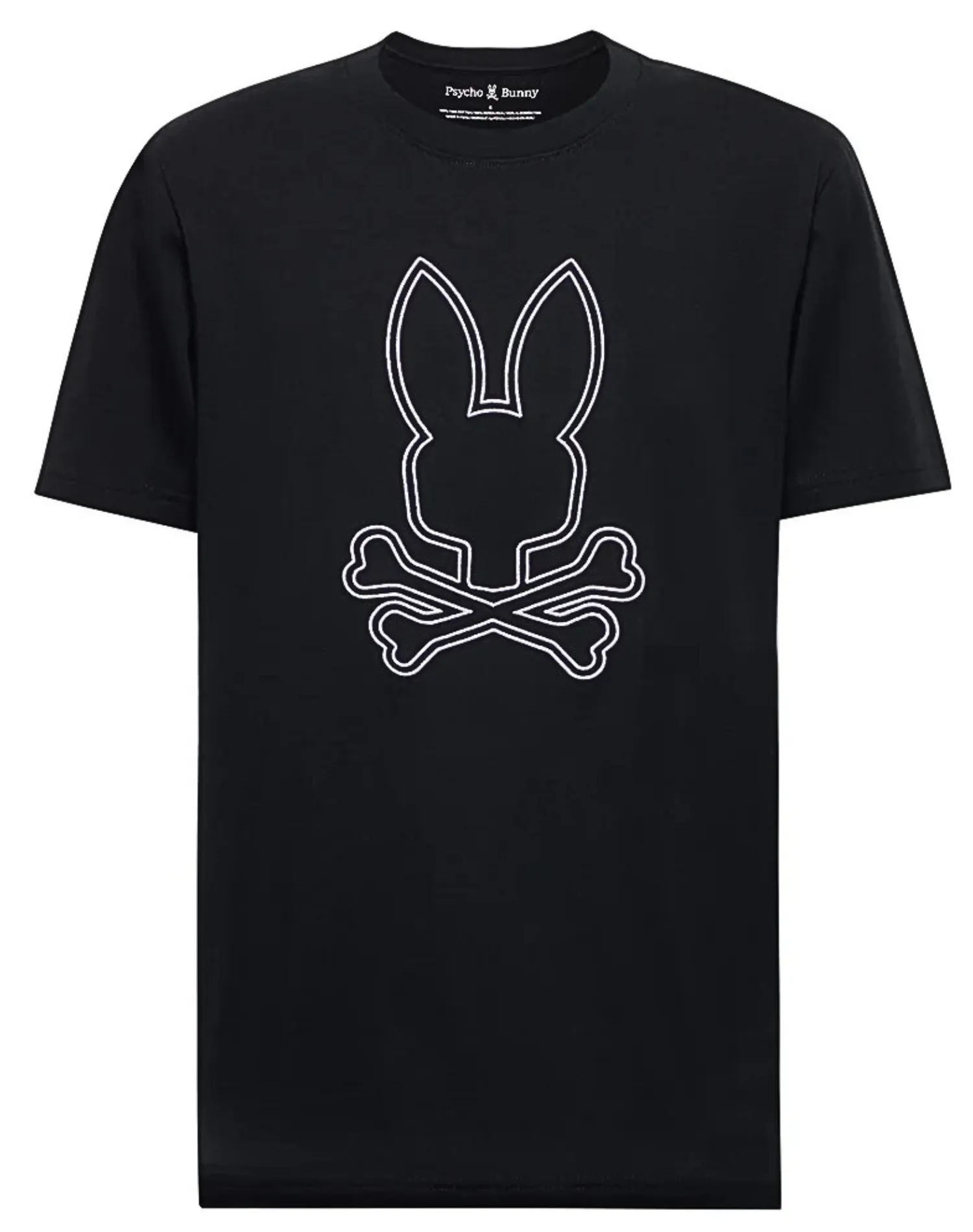 Psycho Bunny Durango Embroidered Graphic Tee - Black
