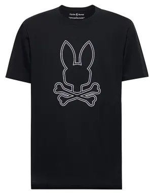 Psycho Bunny Durango Embroidered Graphic Tee - Black